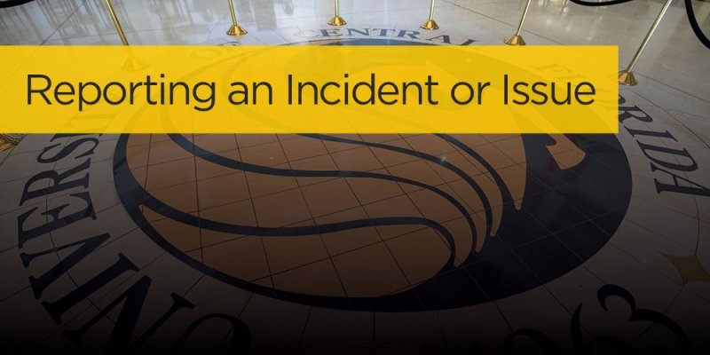 Report an Incident or Issue